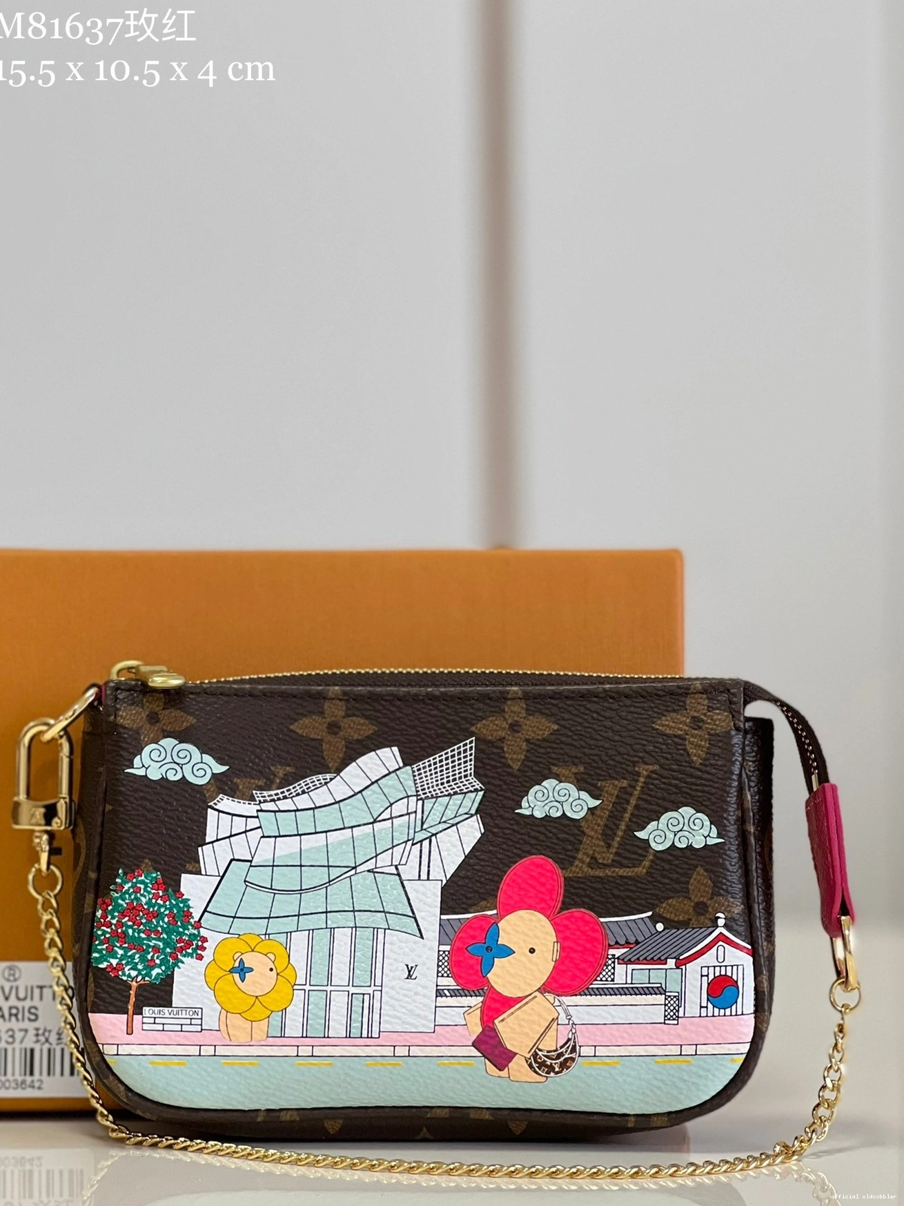 Official oldcobbler MINI LOUIS ACCESSOIRES POCHETTE VUITTON 0804